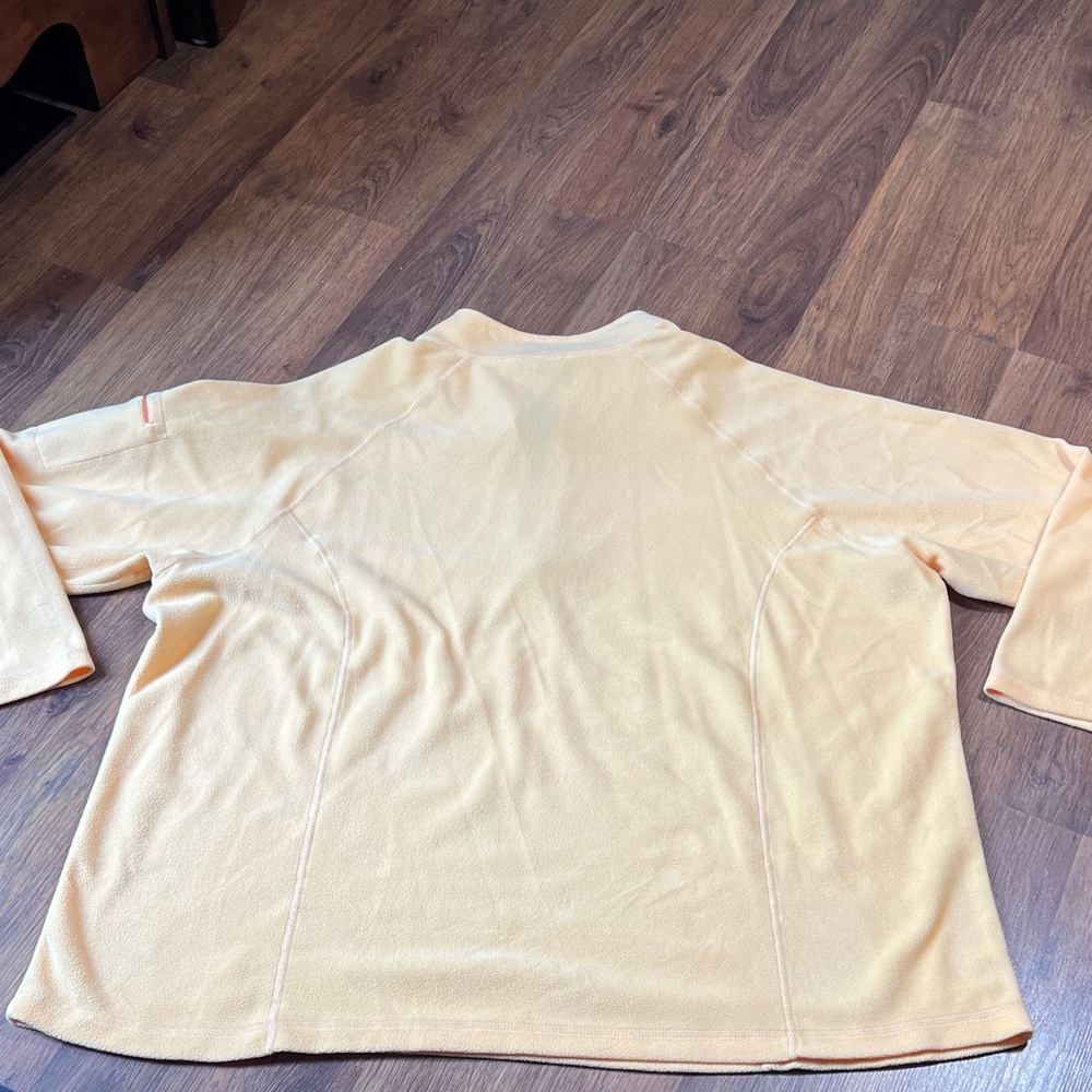XXL - L.L. Bean Gorgeous Light Peach Fleece Quarter Zip Jacket 🍑 - Picture 8 of 9